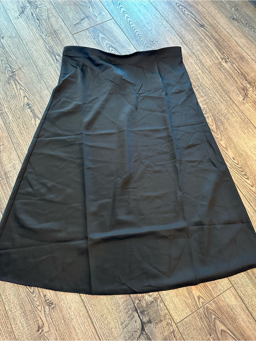 J. Crew Classic Black A-Line Women's Midi Skirt Large NWT